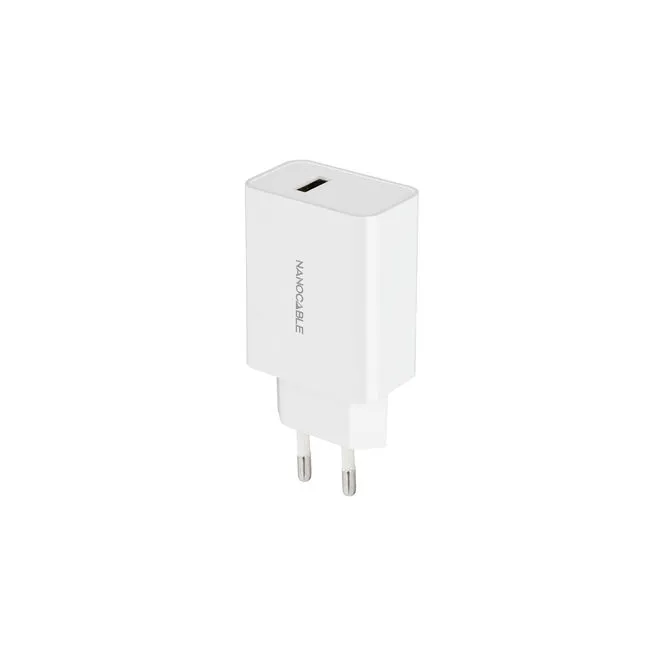 Carregador Nanocable 5V/2.1A Branco