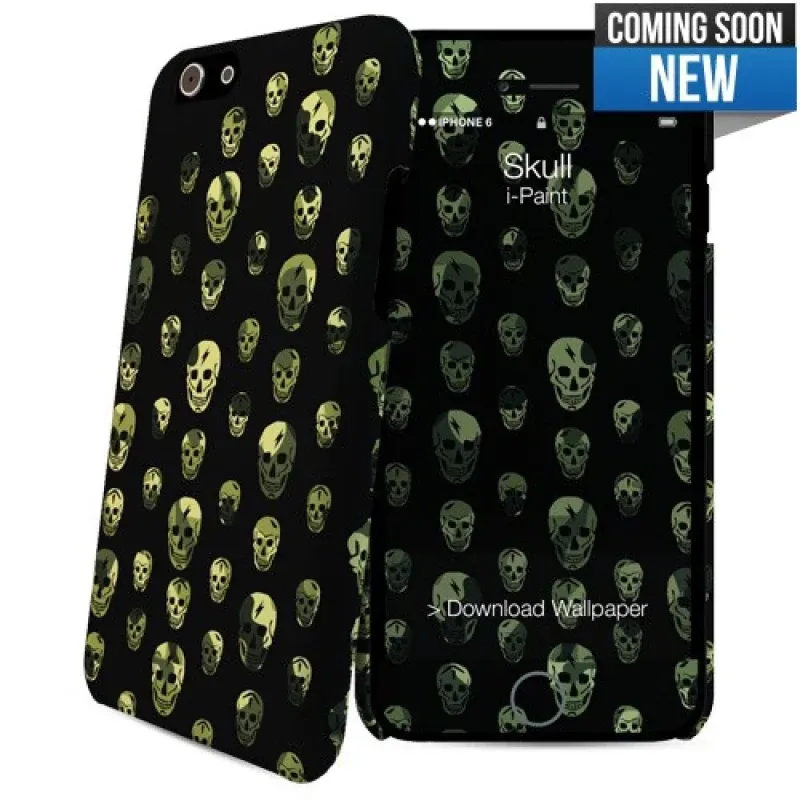 i-Paint - Hard Case+Skin iPhone 6/6s (skull)