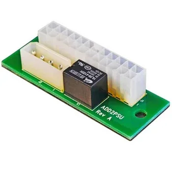Modulo Board Psu Atx24 Pinos Com Ficha Molex Para Mineracao