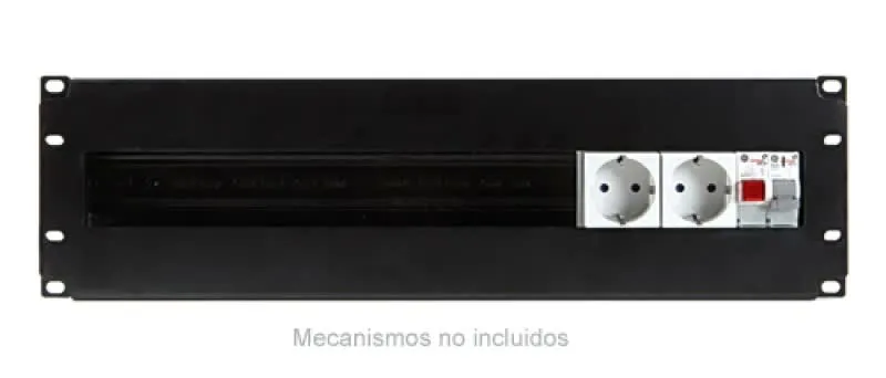 Painel 3 U P/ Rack 19 Para Instalar Tomadas - FRP-34MC