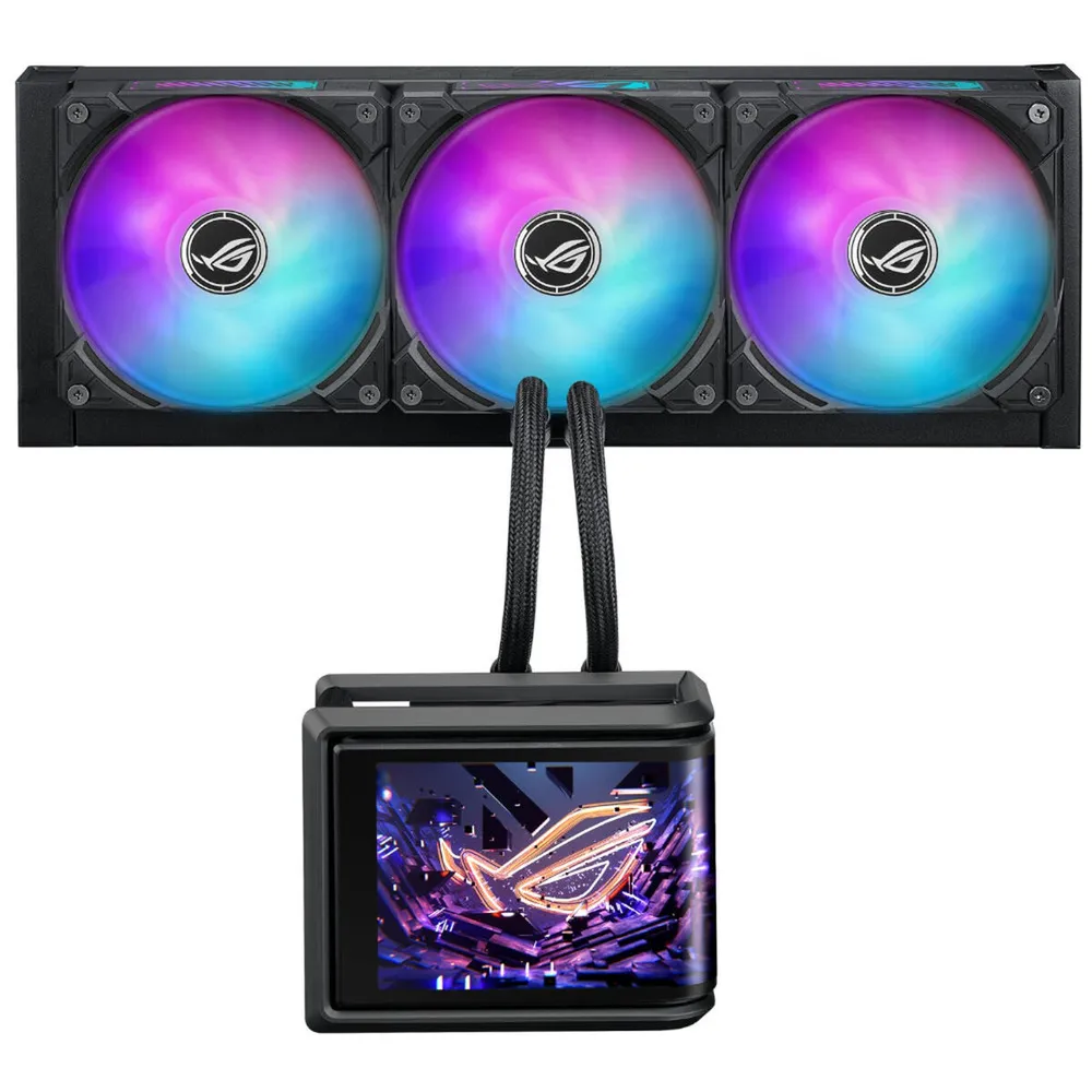 Water Cooler CPU ASUS ROG Ryuo IV SLC 360mm ARGB Preto