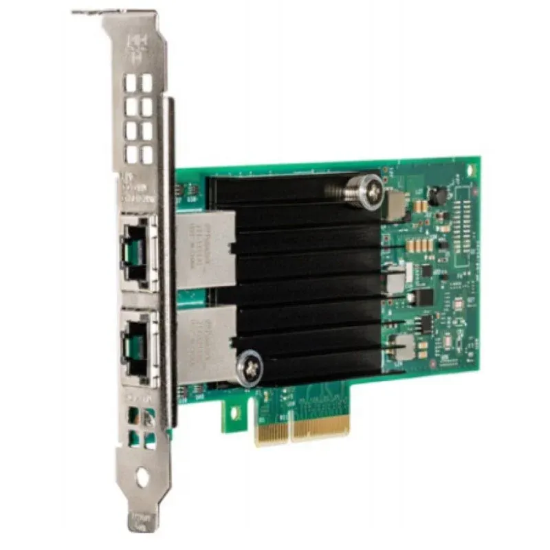 Adaptador Ethernet Intel X550-T2 Interno 10Gbps Verde Prata Adaptador Ethernet
