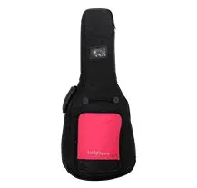 Saco Guitarra Clássica Ludimusic 76 25mm Preto/Rosa 4/4