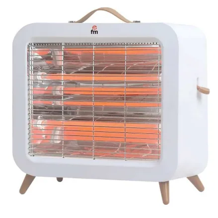 Aquecedor Halogéneo Ready Warm 7000 Quartz Bath 1200W (Prateado) - Cecotec