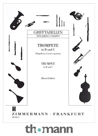 Zimmermann Verlag Grifftabelle Trompete