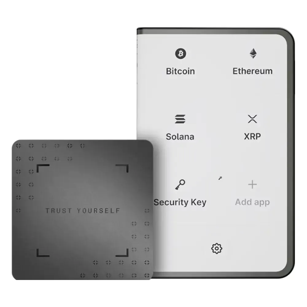 Carteira Ledger Stax Crypto Hardware Wallet + Recovery Key