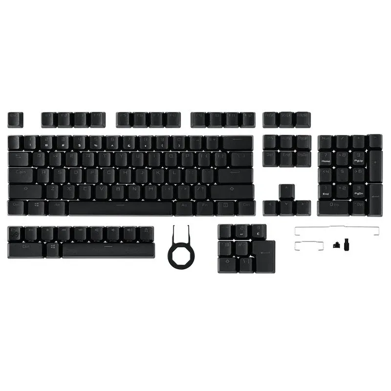 Asus ROG PBT Doubleshot Conjunto de Teclas Pretas