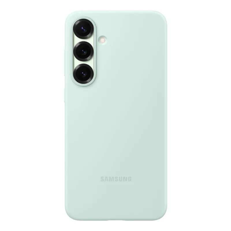 Capa de Silicone Samsung S25+ Verde Menta