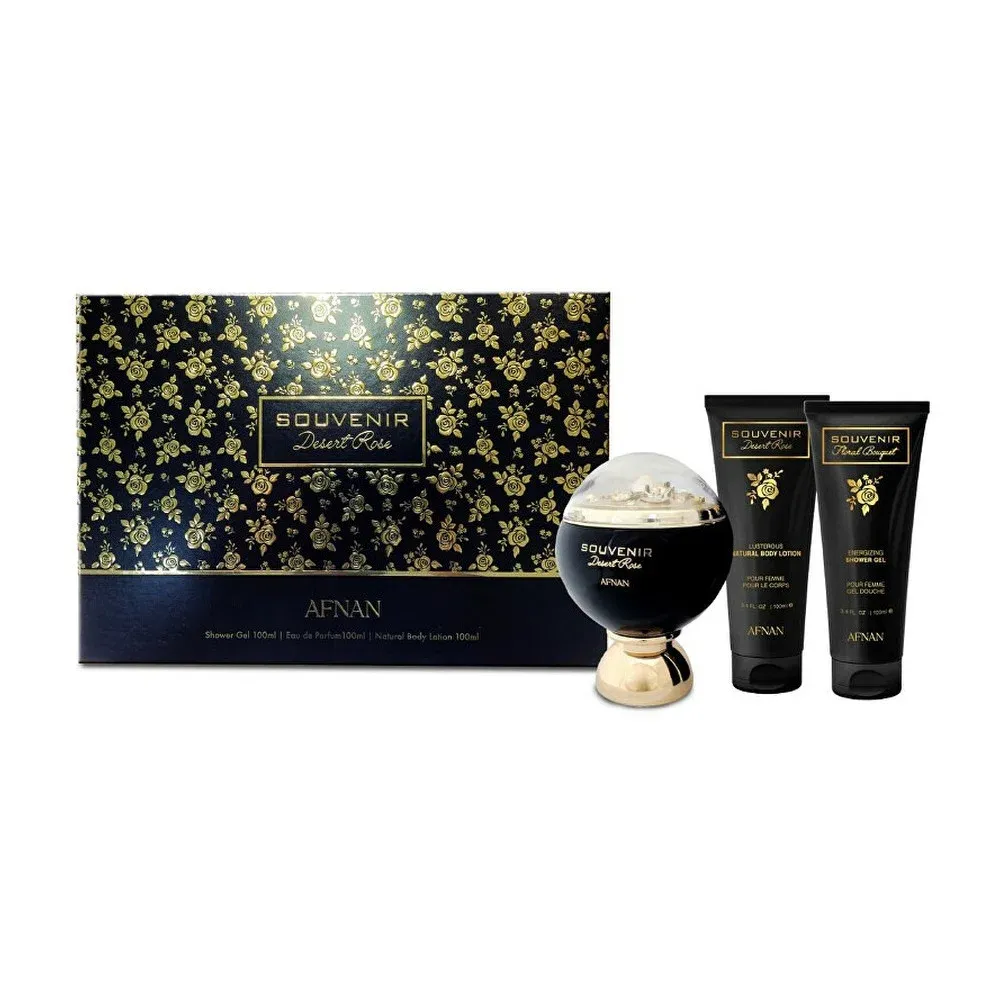 Afnan Souvenir Desert Rose Woman EDP Gel Banho Loção 100 ml
