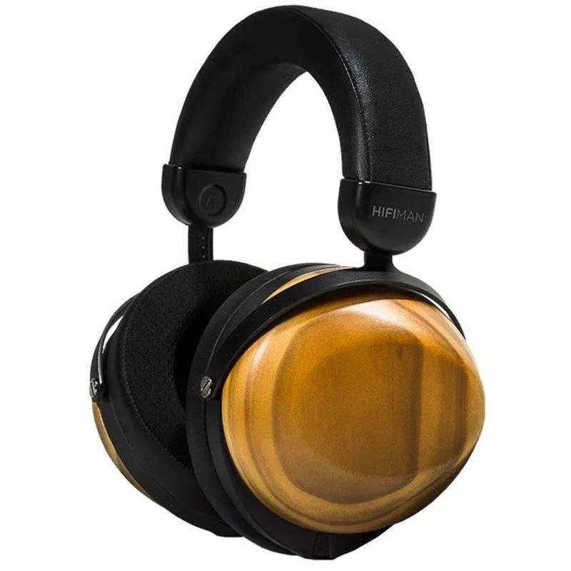 Auriculares HIFIMAN HE-R10D com fio com drivers dinâmicos para áudio Hi-Fi, castanho