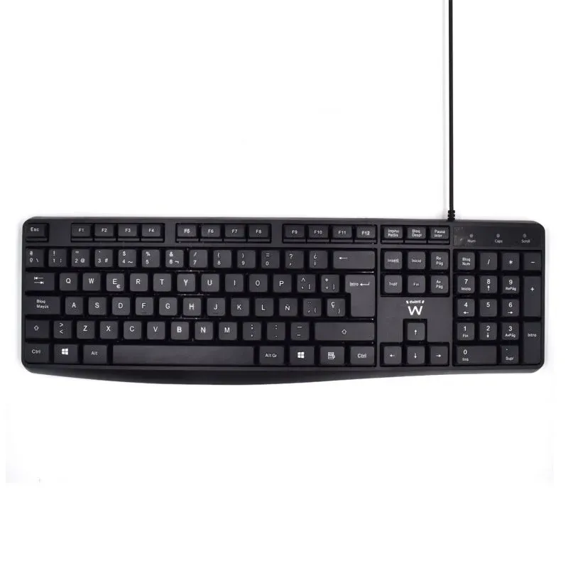 Ewent Teclado Business USB com Escrita Silenciosa