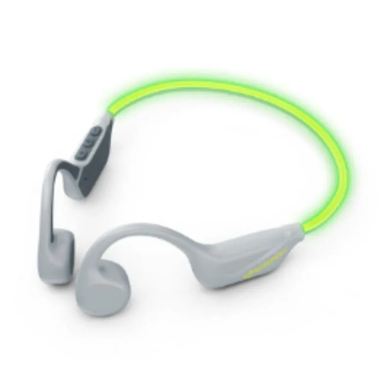 Auriculares Energy Sistem VibeWave Bluetooth 5.4 sem fios para desporto verde cinza