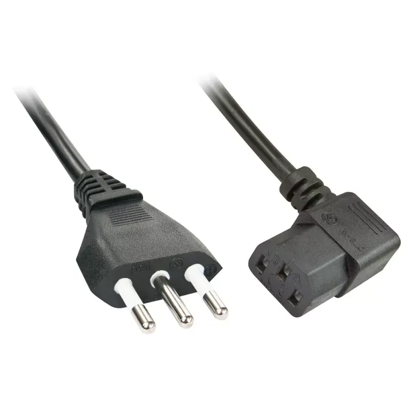 2M IT TO C13 (ANGLED) MAINS CABLE
