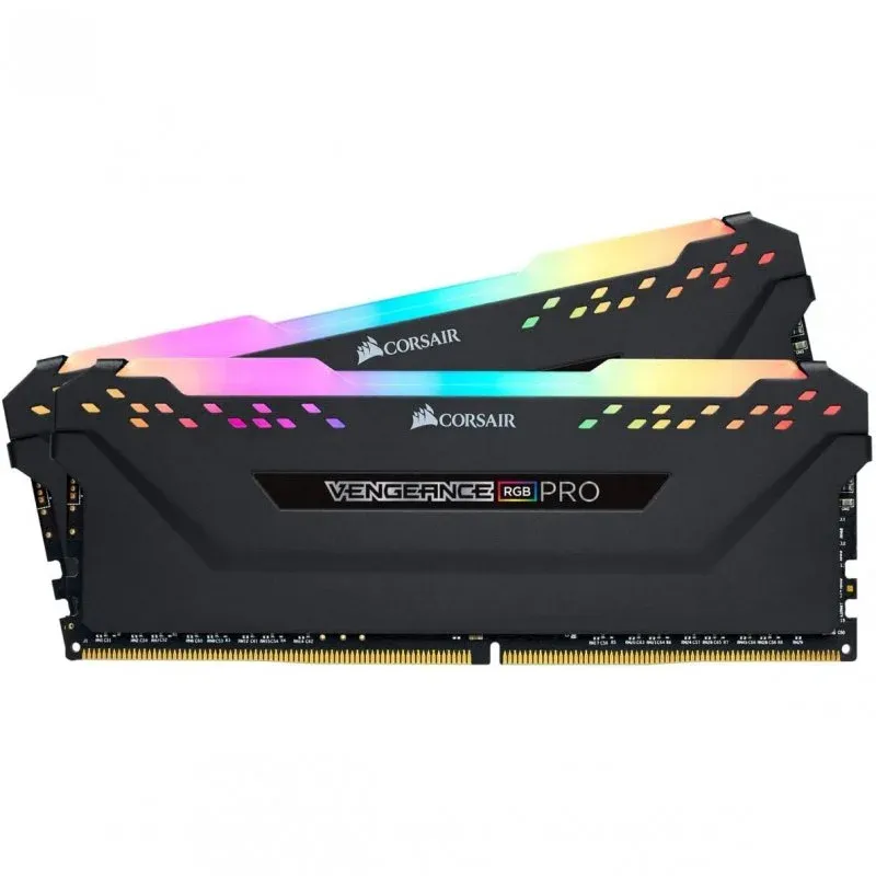 Memória RAM Corsair 32GB (2x16GB) DDR4-3600 VENGEANCE RGB PRO Black