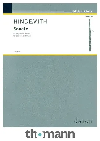 Schott Hindemith Sonate Fagott