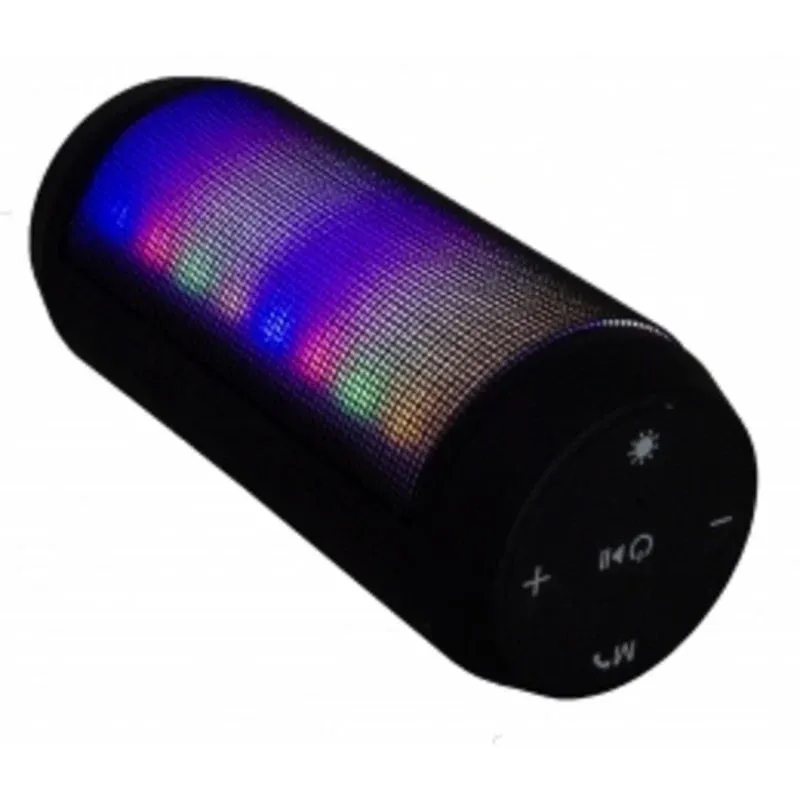 Altifalante Esperanza Cilíndrico Bluetooth 5W com rádio FM, MicroSD e LED
