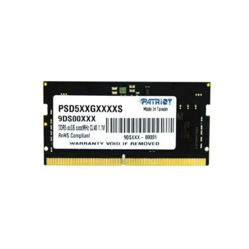 Memória RAM Patriot Signature PSD532G48002S 32GB 1x32GB DDR5 4800MHz CL40 SO-DIMM