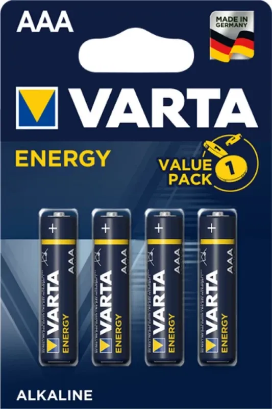 VARTA PILHAS ALCALINAS ENERGY LR03- AAA 4 UNDS