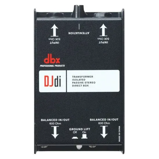 DBX DI BOX 2 CANAIS DBX DJDI