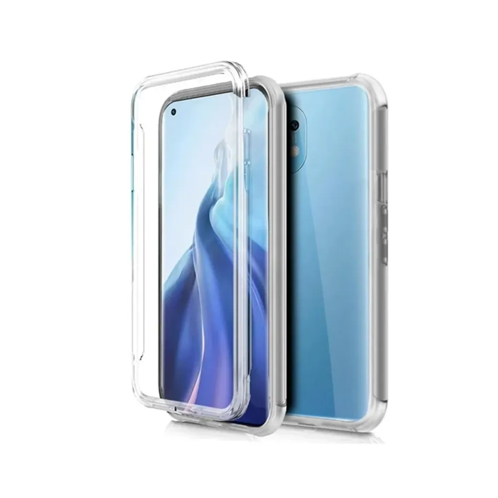 Capa Silicone Frente e Verso Xiaomi Mi 11 Transparente