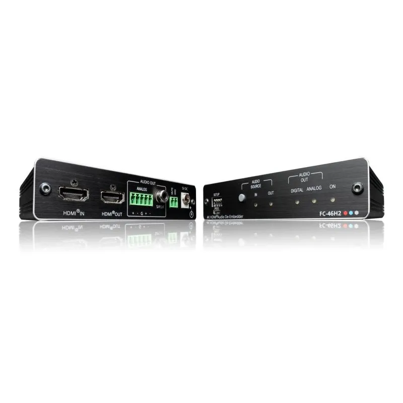 Conversor de Áudio Kramer FC-46H2 HDMI para S/PDIF Mini-USB Alumínio