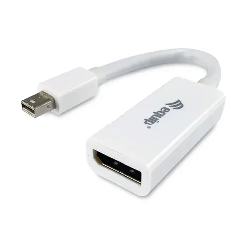 Cabo Adaptador Mini-DisplayPort p/ DisplayPort M/F Equip Branco