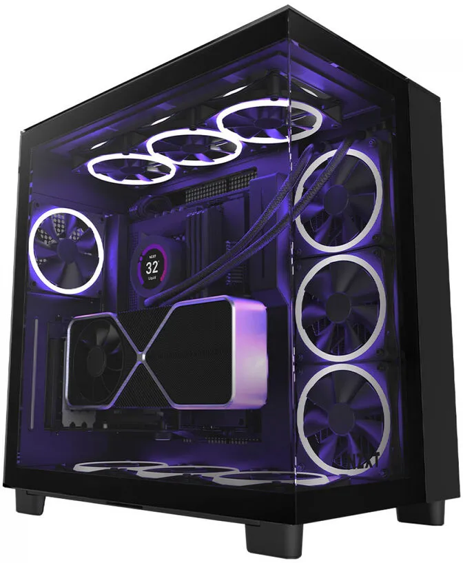 Caixa ATX NZXT H9 Elite Preta Vidro Temperado