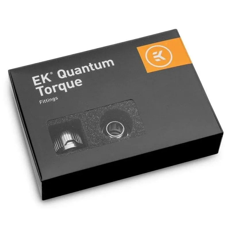 Conectores EKWB Quantum Torque HDC 12mm Níquel 6 Peças Prateado
