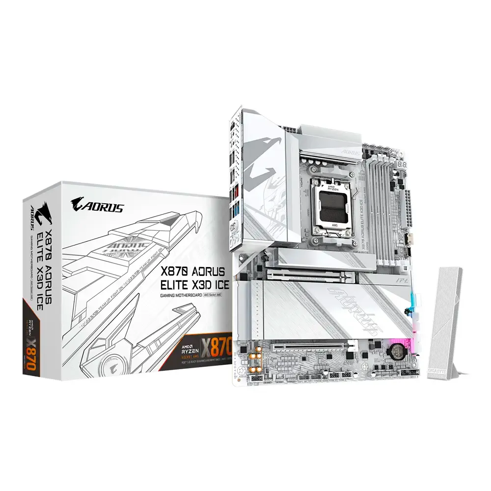 Motherboard ATX Gigabyte X870 Aorus Elite X3D Ice SktAM5