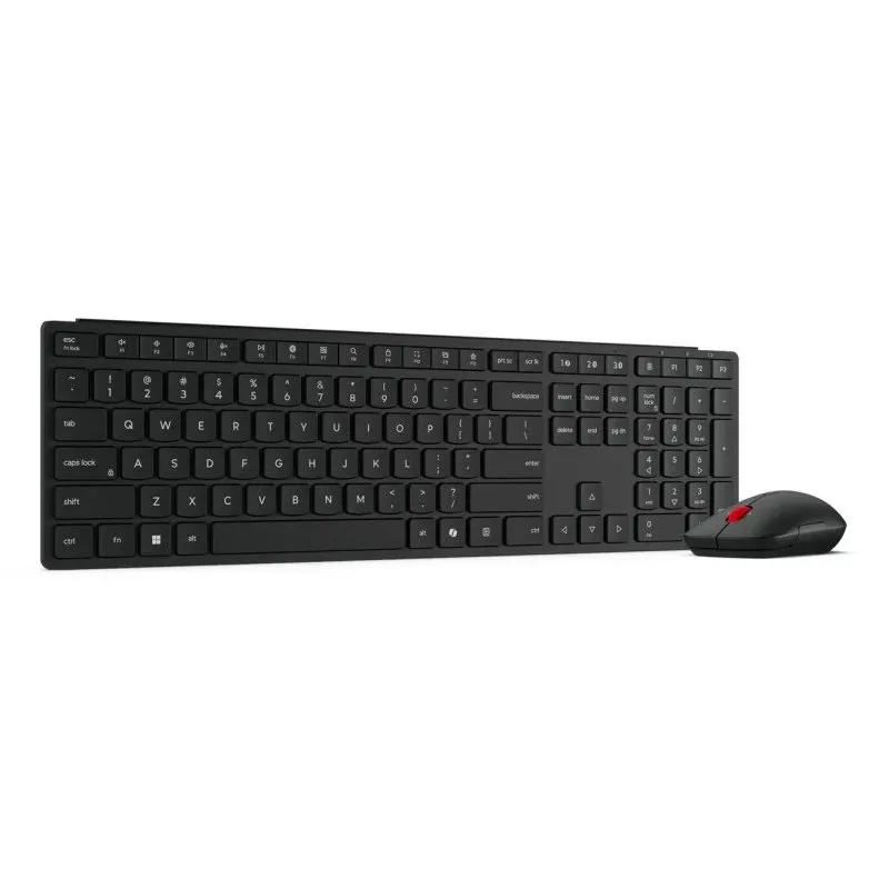 Teclado Lenovo 4X31S04841 completo sem fios com rato ótico ambidestro