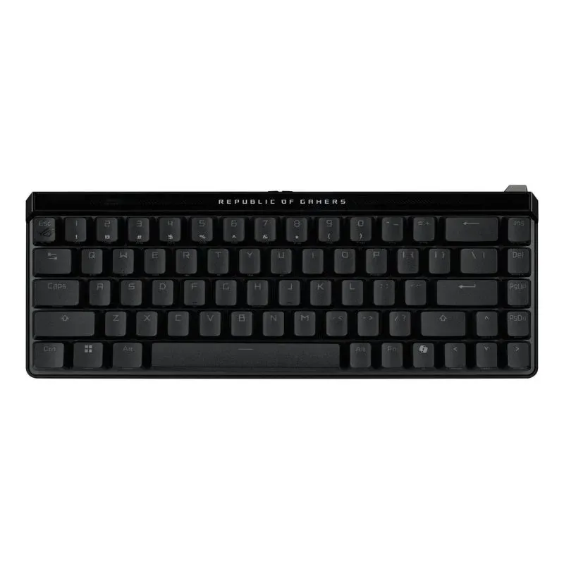 Teclado ASUS ROG Falchion Ace HFX magnético compacto com switches magnéticos RGB alemão