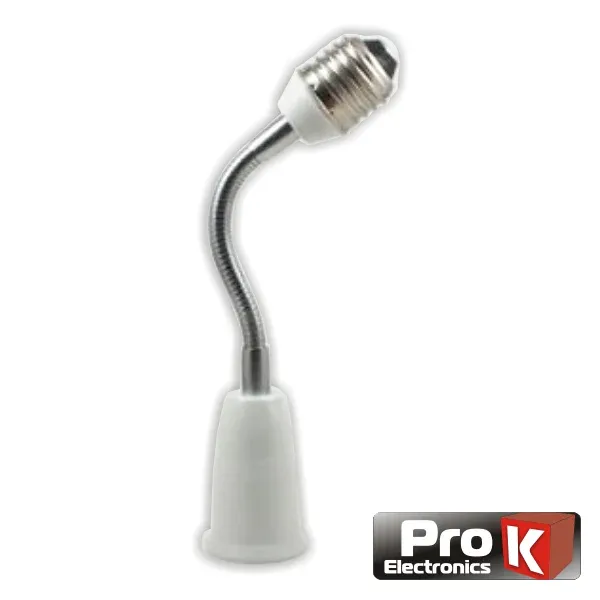 Casquilho Adaptador De E27 P/ E14 C/Prolongador Prok
