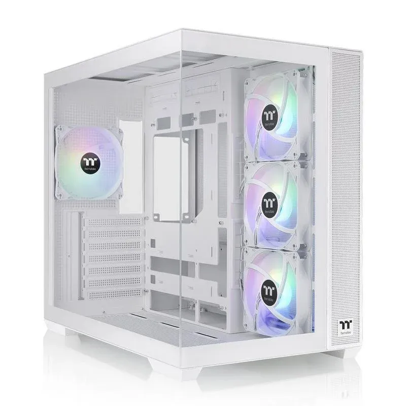 Caixa de Computador Caixa PC Thermaltake View 380 TG ARGB Snow Midi Tower Branca