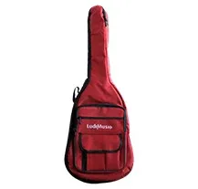 Saco de Guitarra Clássica 3/4 Ludimusic 32B Com logo Vermelho