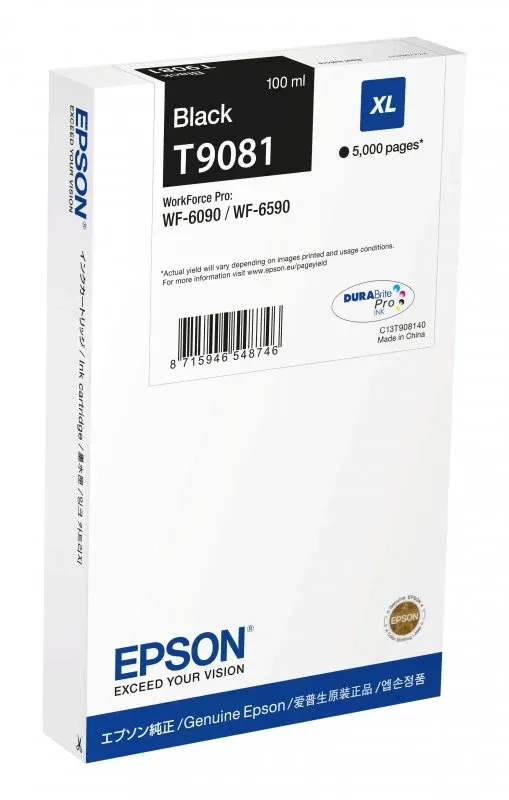 Tinteiro XL Preto 5000p para WF-6xxx
