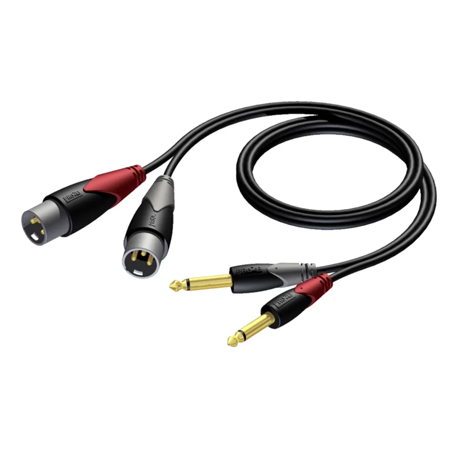Cabo Procab CLA708/3 2xXlrM-2xJackM 3mts