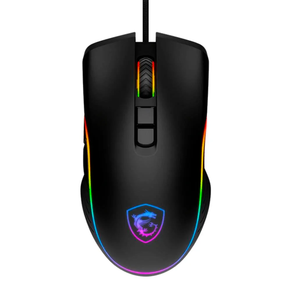 Rato Óptico MSI Forge GM300 RGB 7200DPI Preto