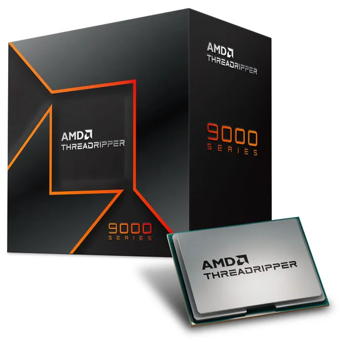 Processador AMD Threadripper 9960X 24-Core (4.2GHz-5.4GHz) 152MB sTR5 TRX50
