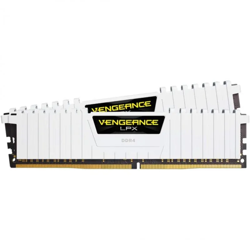 Memória RAM Corsair Vengeance LPX DDR4 3000MHz PC4-24000 2x8GB 16GB CL16 Branca