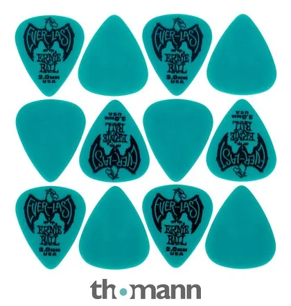 Ernie Ball Everlast Picks 2,00 mm Teal