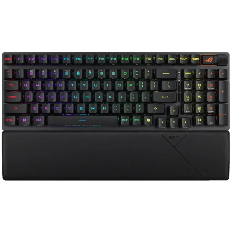ASUS ROG Strix Scope II 96 RX Teclado Mecânico Gaming Sem Fios Switches ROG RX RED Optical Preto