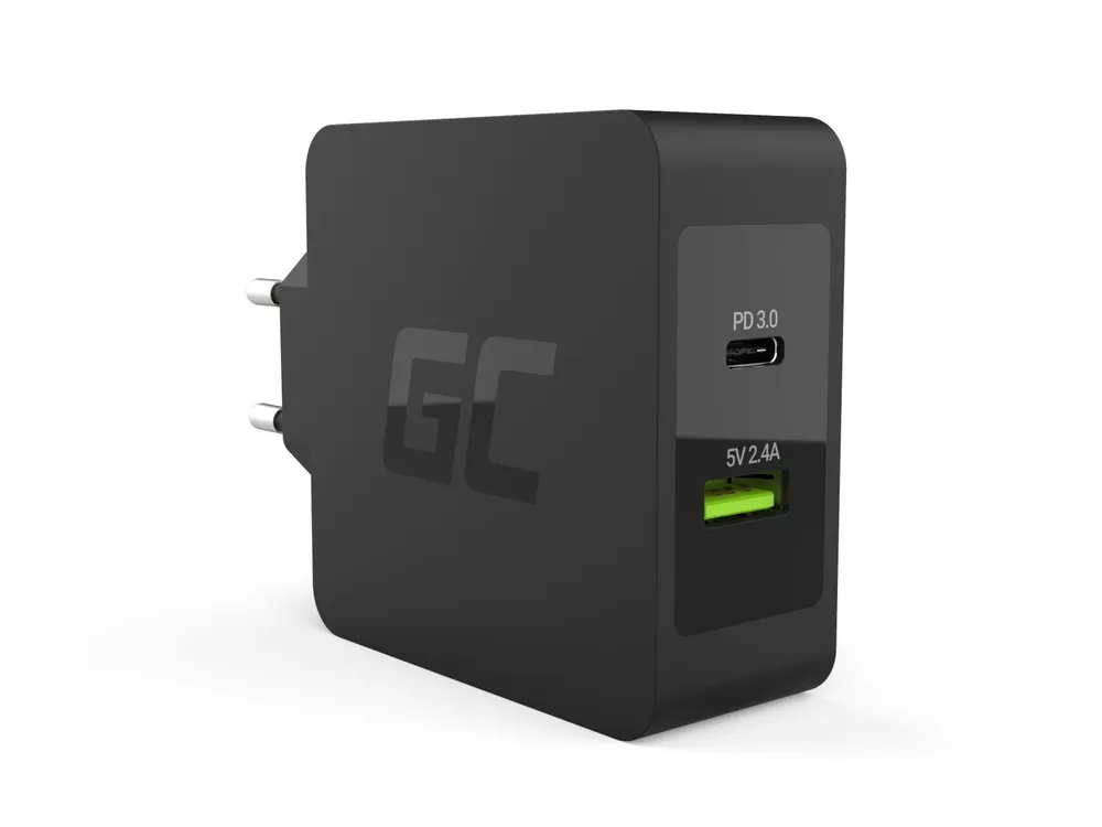 Green Cell CHAR10 mobile device charger Black Indoor CHAR10