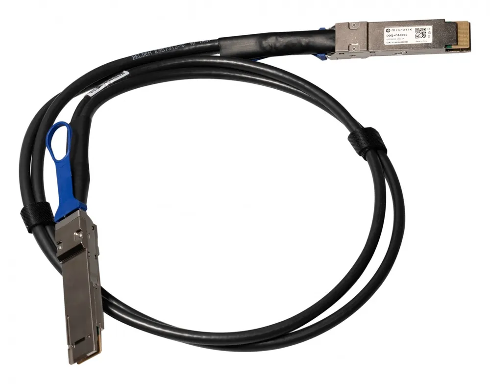 Mikrotik DDQ+DA0001 Cabo InfiniBand/Fibra Ótica 1 m DDQ+DA0001
