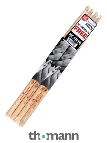 Vic Firth 5B American Hickory Value Pack