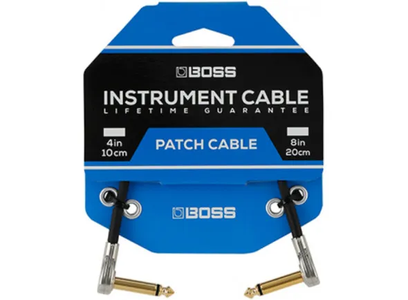 BOSS BPC-4 Cabo Audio Patch Jack mono 10cm para Pedalboards Garantia Vitalícia