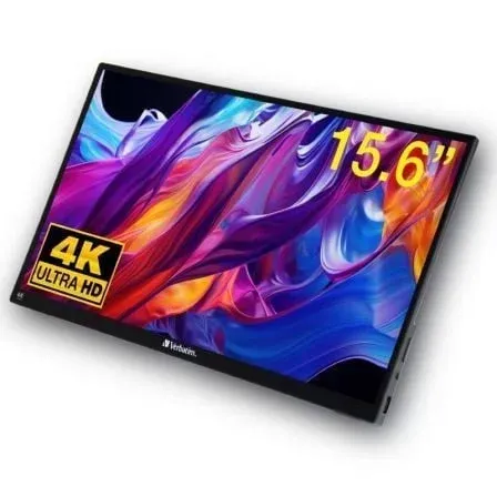 Monitor Portátil Verbatim - 15.6" 4K Ultra HD IPS Touch / HDR - PMT-15K