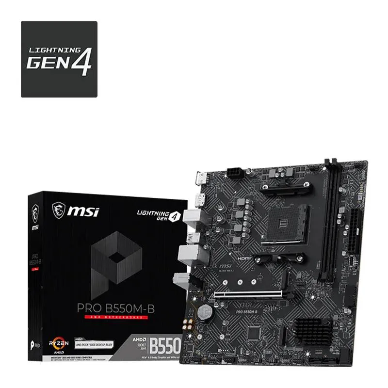 Motherboard Micro-ATX MSI PRO B550M-B SktAM4