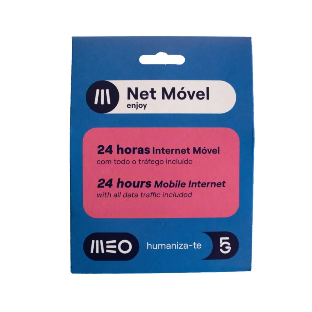 Cartão MEO Internet Móvel Enjoy 1 Dia Ilimitado