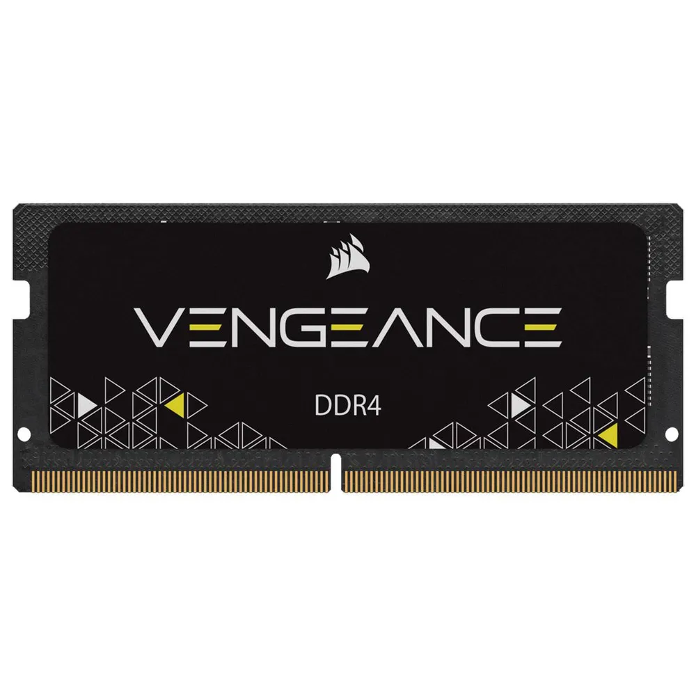 Memória RAM SO-DIMM Corsair Vengeance 8GB (1x8GB) DDR4-3200MHz CL22 (22-22-22-53) 1.20V Preta