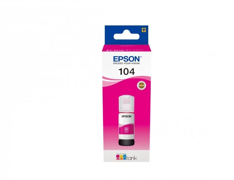 Tinteiro Epson 104 EcoTank Pigmento Magenta